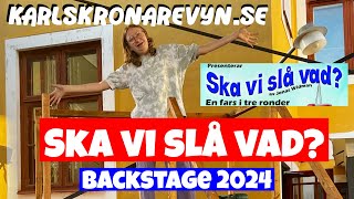 Ska vi slå vad Unika bilder sommaren 2024  backstage scenkonst karlskronarevyn sommarfars [upl. by Janenna551]