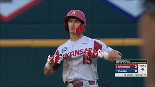 5 Arkansas vs 1 Florida 2018 CWS Semifinal [upl. by Nav104]