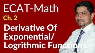 ECAT Maths Lecture Series 2nd Year Maths lec 6Derivatives of ExponentialLogarithmic Function [upl. by Reinhardt]