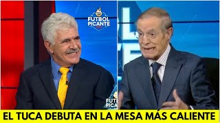 LA BIENVENIDA AL TUCA FERRETTI a la mesa de FUTBOL PICANTE junto a JOSÉ RAMÓN FERNÁNDEZ [upl. by Annirok]