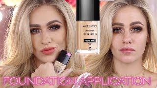 HOW TO Apply your foundation correctly  Wet n Wild PhotoFocus amp GIVEAWAY [upl. by Michele877]