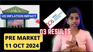 quot US Inflation ampTCS Q2 Results quot Nifty amp Bank Nifty Pre Market Report Analysis 11 Oct 2024 Range [upl. by Beale]