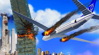 Realistic Plane Crashes w Ragdolls 😱 Teardown [upl. by Ayotak422]