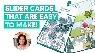 🔴How to Make 4 Beautiful Interactive DIY Slider Cards [upl. by Leelahk]