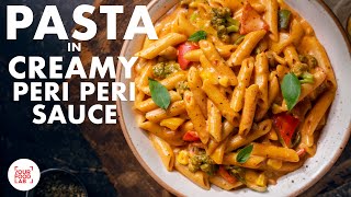 Pasta in Creamy Peri Peri Sauce Recipe  HomeMade Peri Peri Masala  Desi Pasta  Chef Sanjyot Keer [upl. by Farro863]