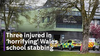 Teenage girl arrested after school stabbing in Wales [upl. by Weaver316]