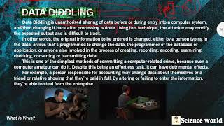 What is Data Diddling  Data Diddling in Cyber Security  Changing Of Data tutorial 18 [upl. by Atilem]