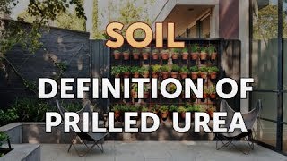 Definition of Prilled Urea [upl. by Enivid]