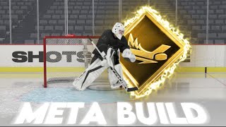 NEW META EASHL GOALIE BUILD NHL 24 [upl. by Anialahs198]