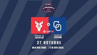 Venados vs Yaquis  27 Octubre Juego 3 LAMP 24 25 [upl. by Otilrac]