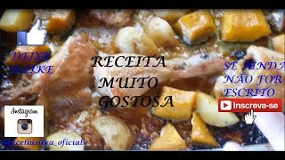 RECEITA DE COXA E SOBRE COXA ASSADA COM ABOBORA E BATATA [upl. by Anderegg465]