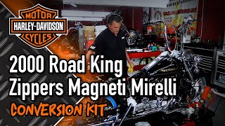 HarleyDavidson 2000 Road King Zippers MagnetiMirelli Conversion Kit Installation [upl. by Han]