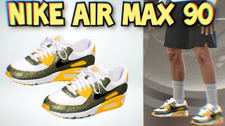 Custom Shoe Creation Tutorial in NBA 2K22  Nike Air Max 90 [upl. by Innoj87]