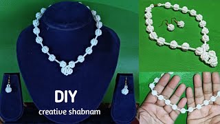 seed bead Ball 🏀 necklace seed bead jewelry making tutorials creative shabnam [upl. by Salocin702]