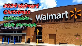 2024 Walmart Christmas Inflatable Walk Through [upl. by Wallie]