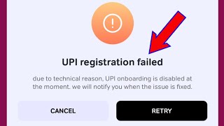 UPI Registration Failed Airtel  Due to Technical Reason UPI Onboarding Disable Airtel Thanks App [upl. by Nohshan109]