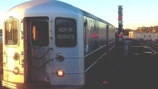 MTA R127  R32 Refuse Train Bypassing Kings Highway [upl. by Maurizio]