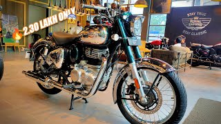 2024 ROYAL ENFIELD CLASSIC 350 EMERALD GREEN🟢 TOP MODEL  DETAILED REVIEW🔥 FEATURE ONROAD PRICE🔥 [upl. by Soinotna642]