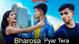 Bharosa Pyar Tera  Sahir Ali Bagga  Triangle Bewafa Love Story  Reels Vs Real  New Hindi Songs [upl. by Bel452]