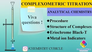 Complexometric Titration with EDTAEriochrome BlackTMetal ion IndicatorsChemistrycubicle [upl. by Olra]