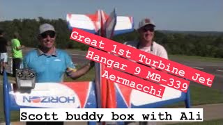 Hangar 9 Turbine Aermacchi MB339 Ali Machinchy Buddy Box Scott Settle [upl. by Giguere]