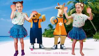 BARNVISOR TVILLINGAR dansar Lollo amp Bernies song [upl. by Ynaffyt]