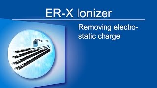 Removing electrostatic charge with Panasonic ionizer ERX [upl. by Wohlert]