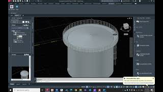 14Adding Nozzles to the Tank in AutoCAD Plant 3D [upl. by Ikey]