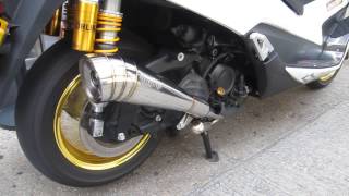 Forza 300 SP Tadao Power Box exhaust by wwwahlamcomhk [upl. by Eenwat]