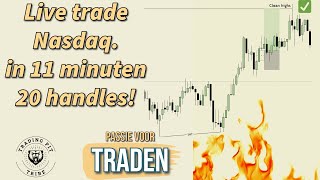 Super snelle trade Nasdaq ICT concepts [upl. by Tenn]