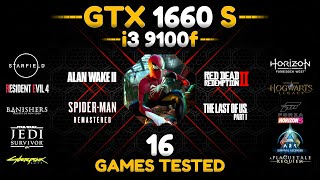 i3 9100f  GTX 1660 Super  16 Games Tested in 2024 [upl. by Ley31]