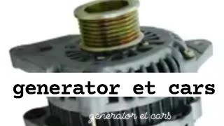 Generator at a Cars use a cars [upl. by Ilyak]