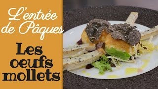 Recette de Pâques  Les oeufs mollets roulés à la mie de pain [upl. by Anwahsed]