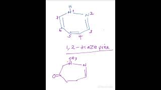 Naming Diazepine derivatives 3rd year chemistry [upl. by Ecnal]