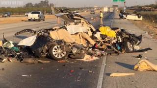 Two killed in Highway 99 crash near Livingston [upl. by Temirf386]