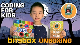 BitsBox Coding For Kids Unboxing Volume 2 Set 1 Bump In The Night [upl. by Limak]