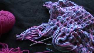 il punto peruviano o canna alluncinetto broomstick lace [upl. by Arlee]