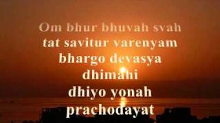 Gayathri MantraChanting amp Lyricswmv [upl. by Hjerpe]