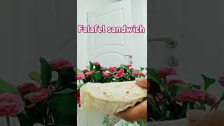 Falafel sandwich food satisfying viralshorts [upl. by Piggy]