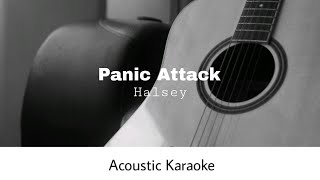 Halsey  Panic Attack Acoustic Karaoke [upl. by Sheelah]