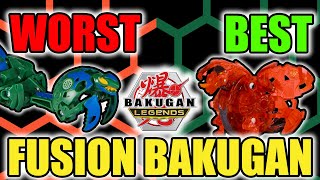 EVERY Fusion Bakugan RANKED from WORST to BEST Bakugan Legends [upl. by Morven]