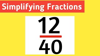 How to simplify the fraction 1240 simplest form  1240 Simplified [upl. by Aivartal]