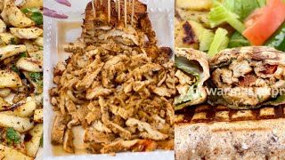 Recette de Chawarmas Shawarmas express [upl. by Pachston]