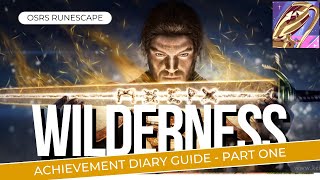 Skating thru the Wildy Achievos 🌋 The Wilderness Diary Guide u NEED 🗺️ wild osrs achievementdiary [upl. by Pettiford]