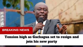 TENSION HIGH IN RUTOS CAMP as Gachagua set to resign and join his new party [upl. by Sosthina]