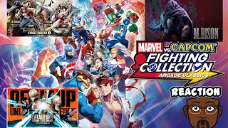 Reaction Marvel vs Capcom Fighting Collection amp More [upl. by Romalda]