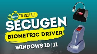 How To Install Secugen Biometric Device In Windows 10  Secugen Biometric Device Installation on PC [upl. by Yarw]