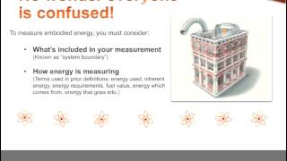 Demystifying Embodied Energy [upl. by Atiral]