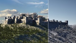 3D establishing shots for a fantasy film [upl. by Peursem]