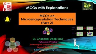 MCQs on Microencapsulation Techniques Part 2  NDDS [upl. by Aseel]